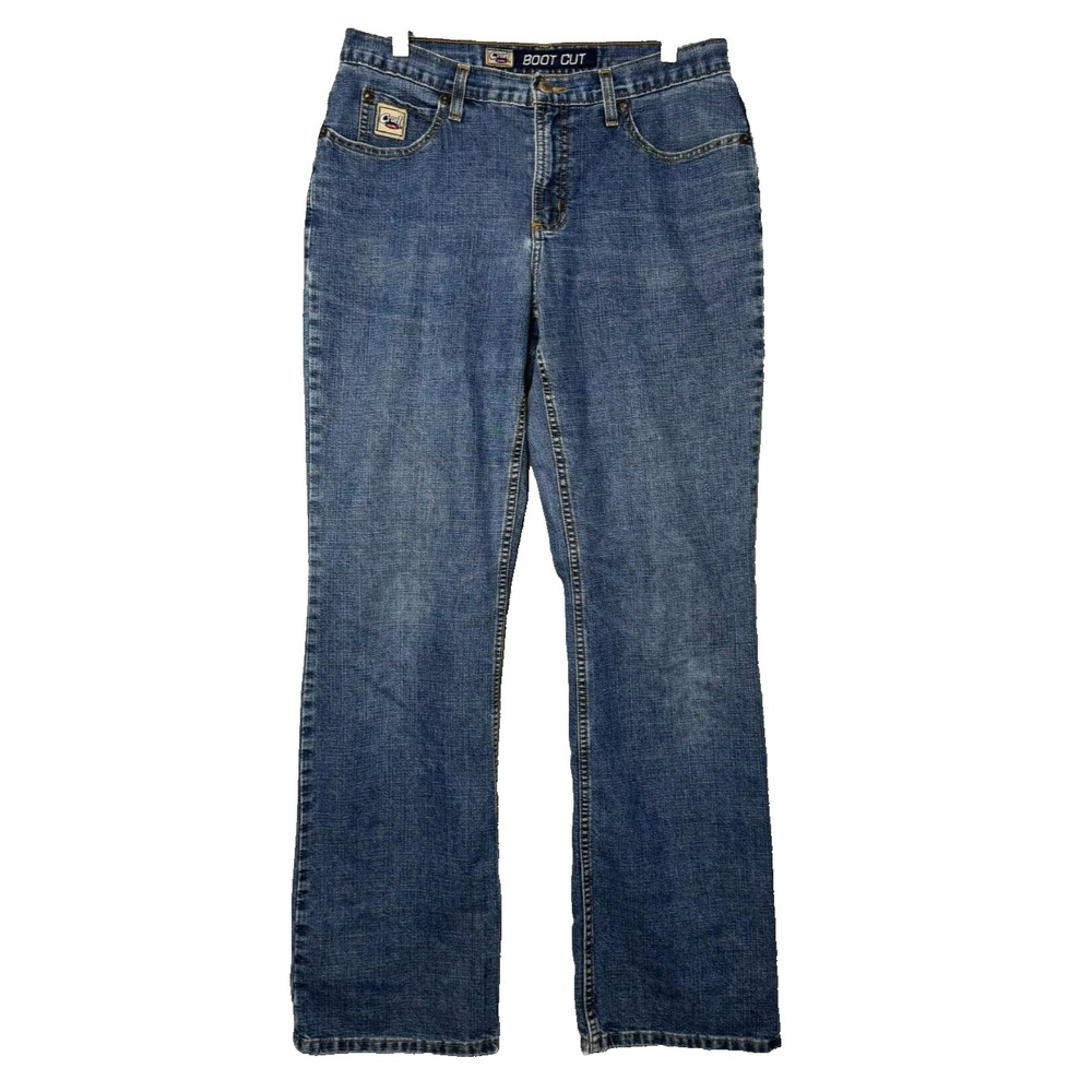 VTG Y2K Cruel Girl Jeans WESTERN WEAR BOOT CUT Relaxed Baggy 13 L LONG, 32"WAIST